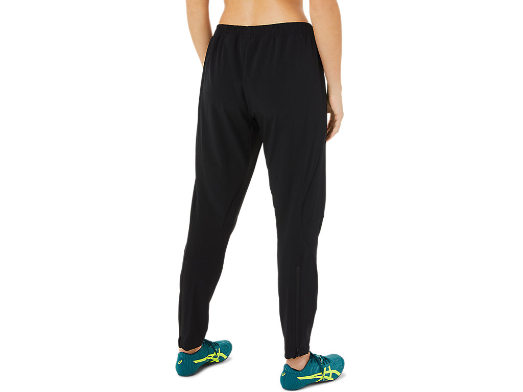 Women's Asics Stretch Woven Pants Black | 4762-IZDFU