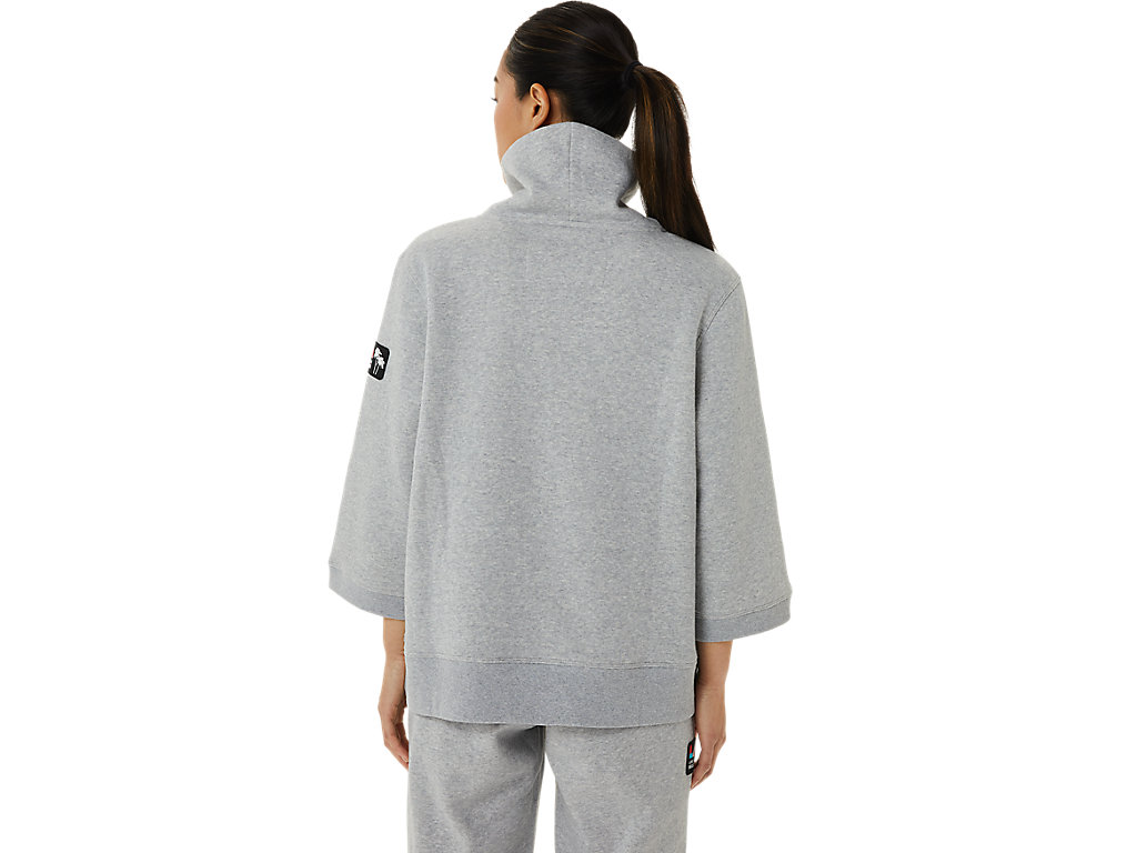 Women's Asics Sunday Fleece Cowl Lam Hoodie Light Grey | 8467-LGSMA