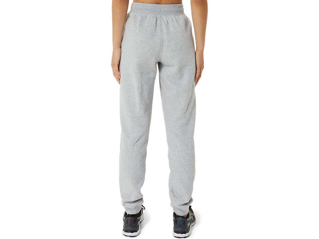 Women's Asics Sunday Sana Fleece Jogger Pants Light Grey | 5647-LCQUI