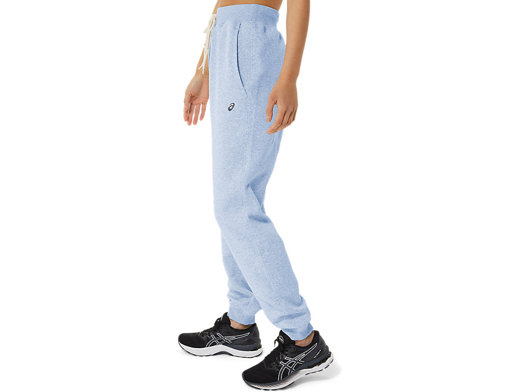 Women's Asics Sunday Sana Fleece Jogger Pants Blue | 6329-KYLRS