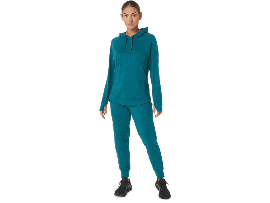 Women's Asics Tech Jogger Pants Deep Green | 3461-EHSZT