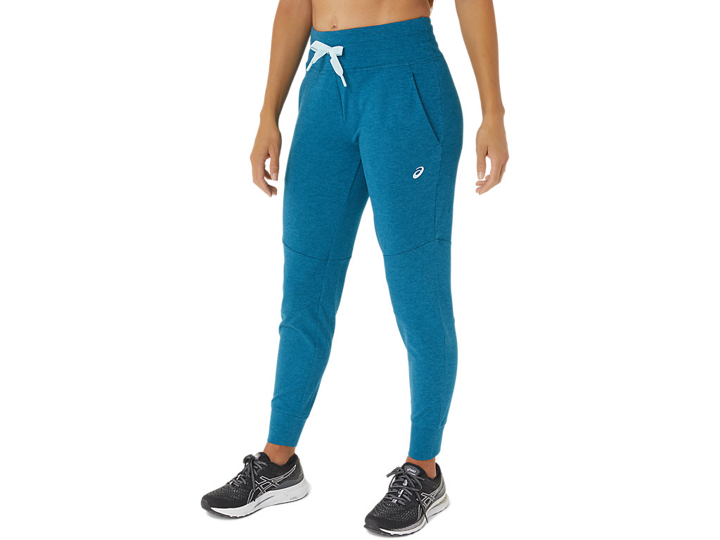 Women's Asics Tech Jogger Pants Deep Turquoise | 0473-KELIO