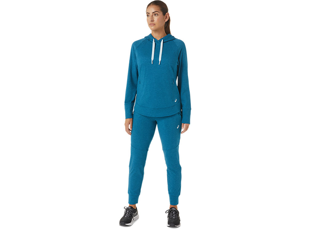 Women's Asics Tech Jogger Pants Deep Turquoise | 0473-KELIO