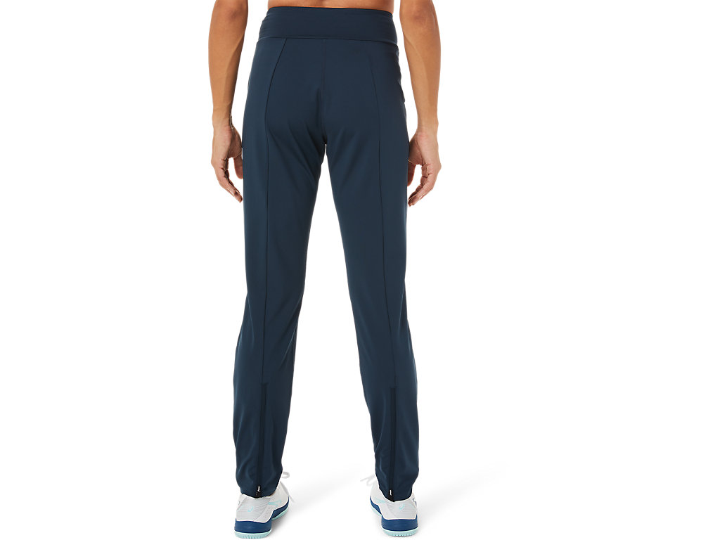 Women's Asics Tennis Pants Blue / Black | 7023-HKJSB