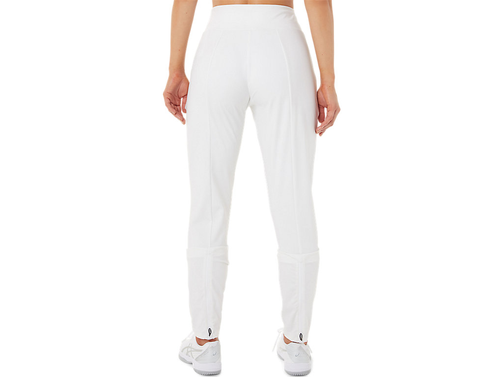 Women's Asics Tennis Pants White / Black | 8293-LQYWK