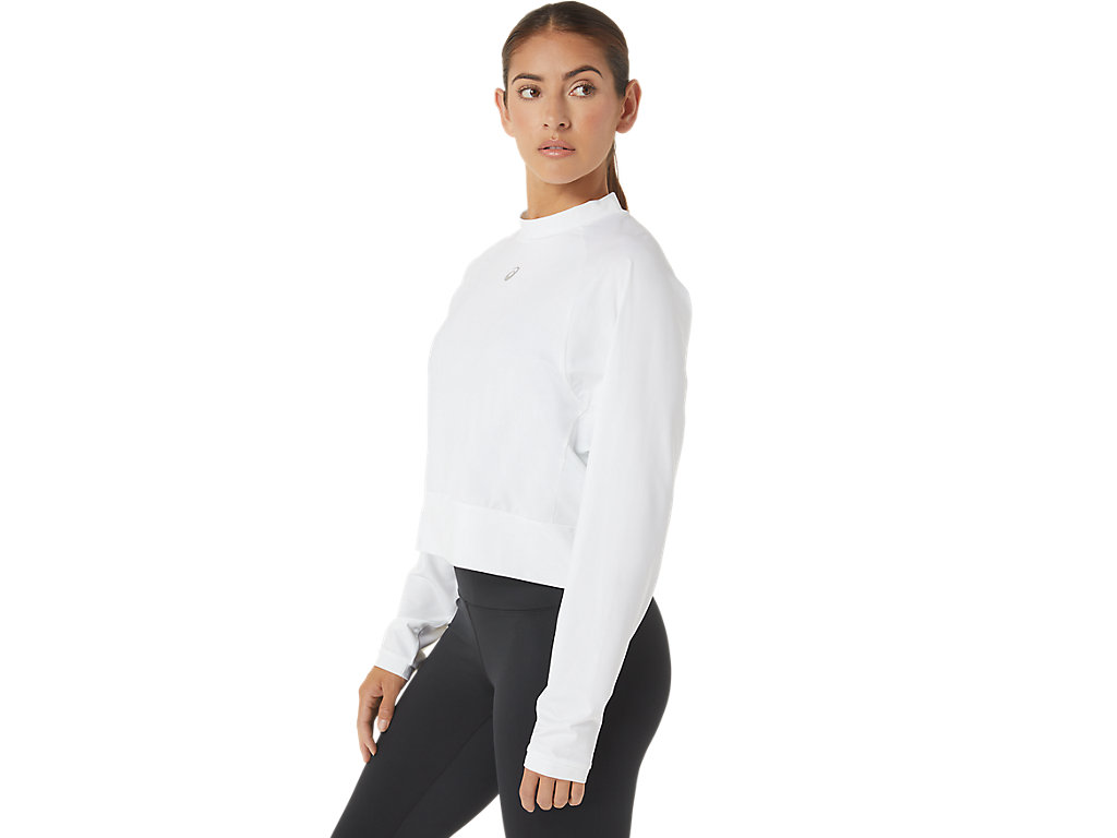 Women's Asics The New Strong Repurposed Pullover Hoodie White | 0673-WDBTV