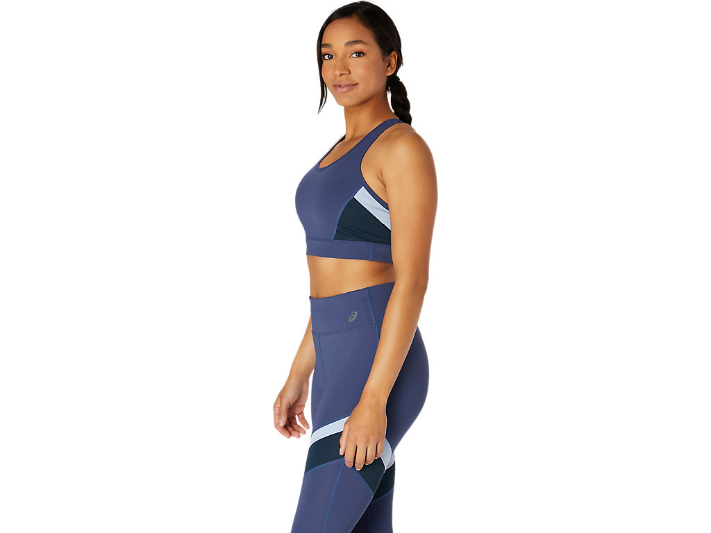 Women's Asics The New Strong Repurposed Sports Bra Blue | 2740-CYQMR