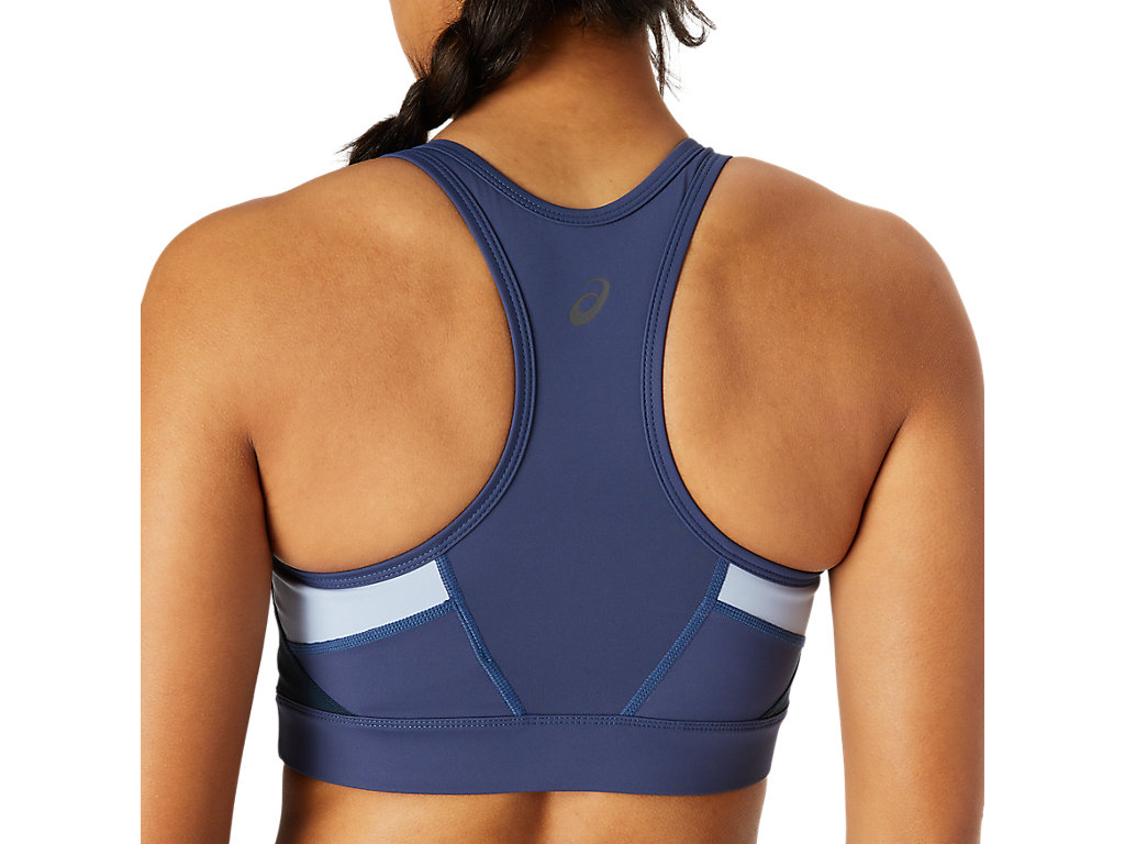 Women's Asics The New Strong Repurposed Sports Bra Blue | 2740-CYQMR