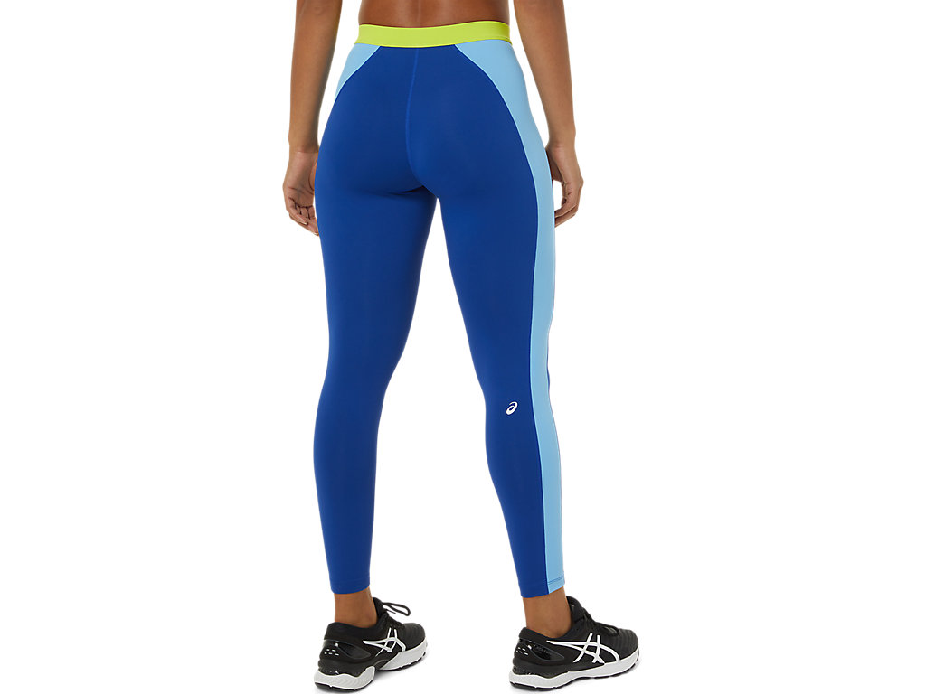 Women's Asics The New Strong Repurposed Leggings Blue | 2843-VIEBS