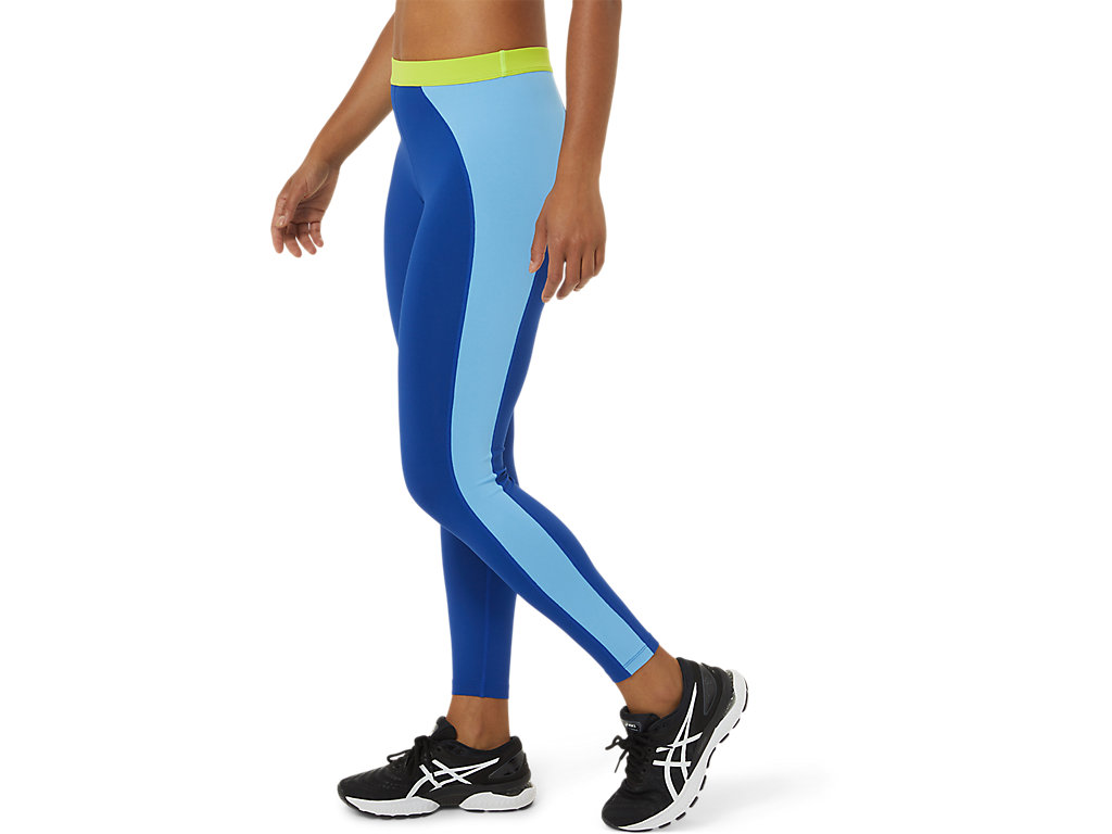 Women's Asics The New Strong Repurposed Leggings Blue | 2843-VIEBS