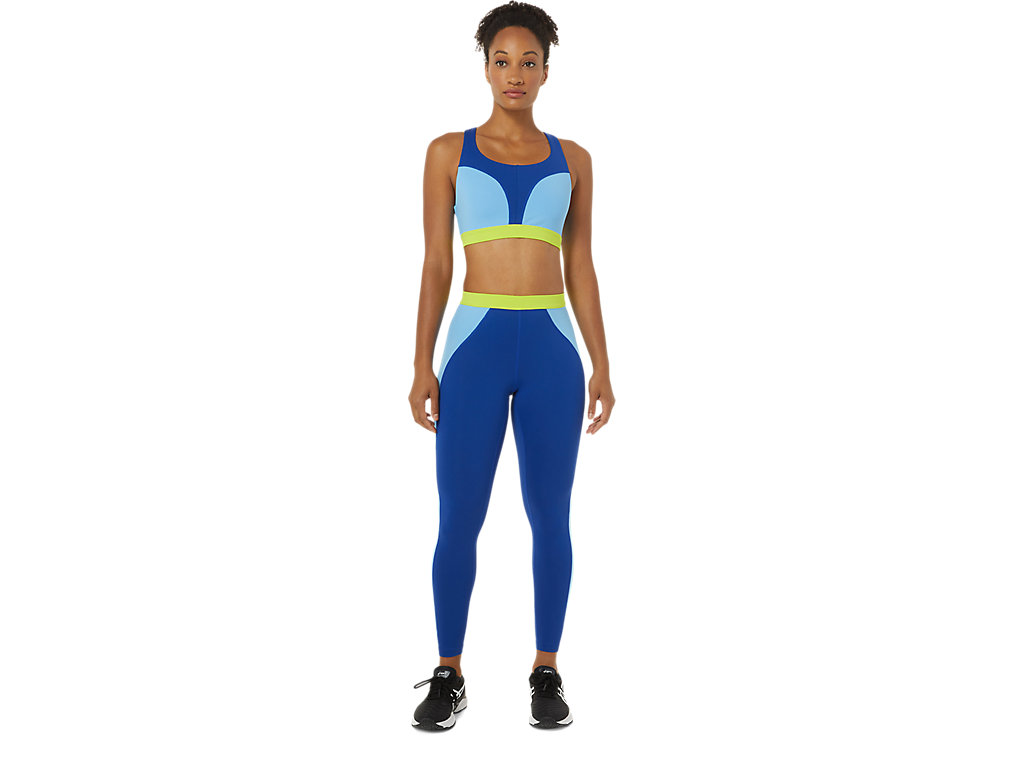 Women's Asics The New Strong Repurposed Leggings Blue | 2843-VIEBS