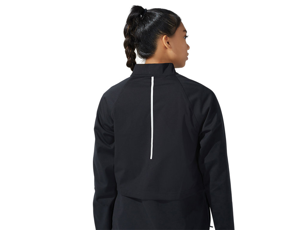 Women's Asics Thermostorm Full Zip Jackets Black | 1546-PQBGE