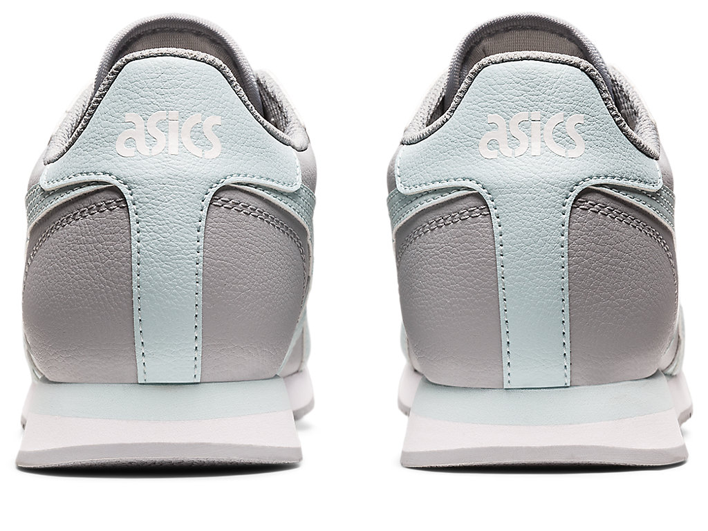 Women's Asics Tiger Runner Sneakers Grey / Light Turquoise | 3570-NZUMF