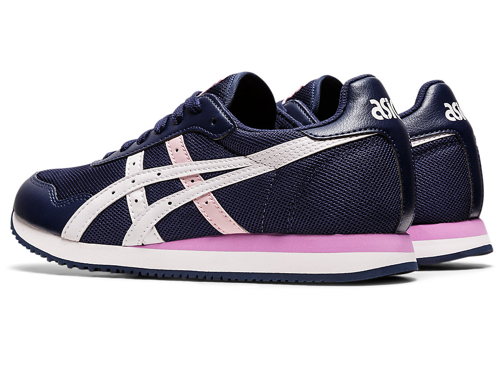 Women's Asics Tiger Runner Sneakers Navy / White | 3409-WHCNU