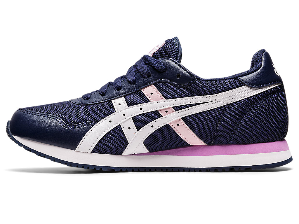 Women's Asics Tiger Runner Sneakers Navy / White | 3409-WHCNU