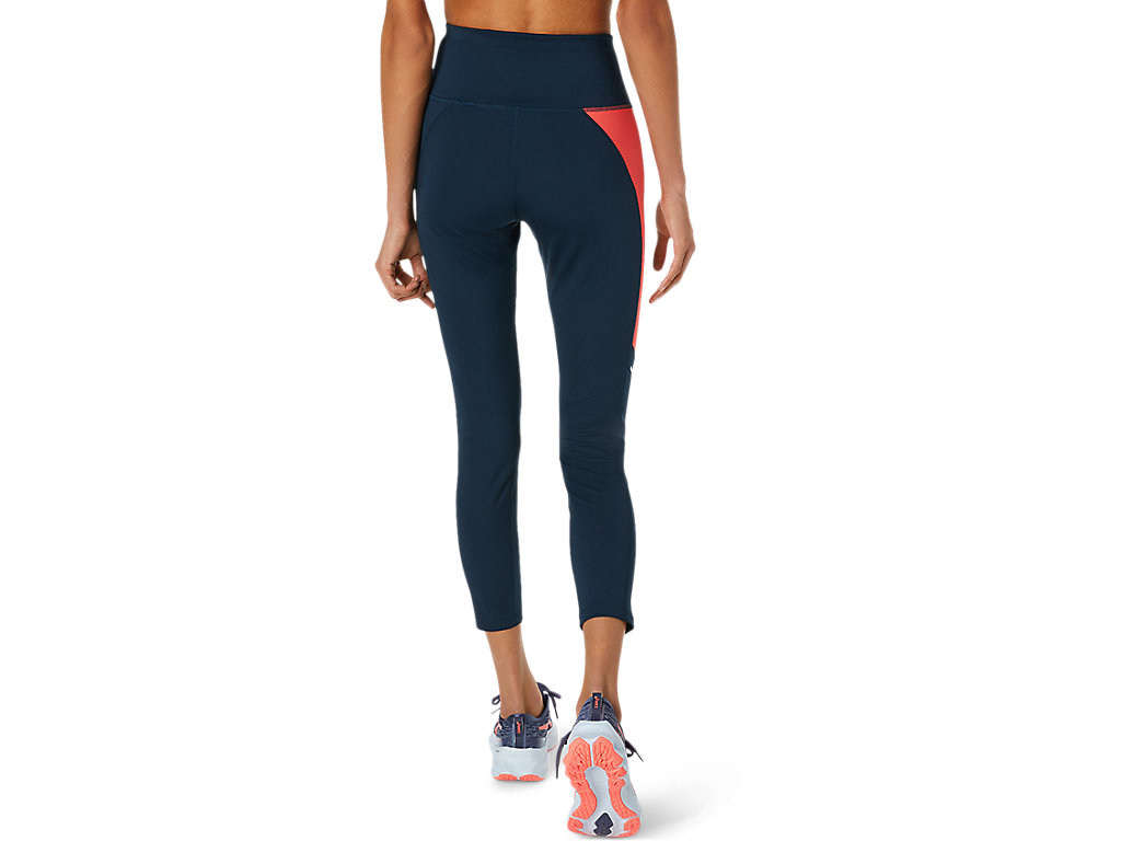 Women's Asics Tokyo Highwaist Leggings Blue / Pink | 6325-MTOFA