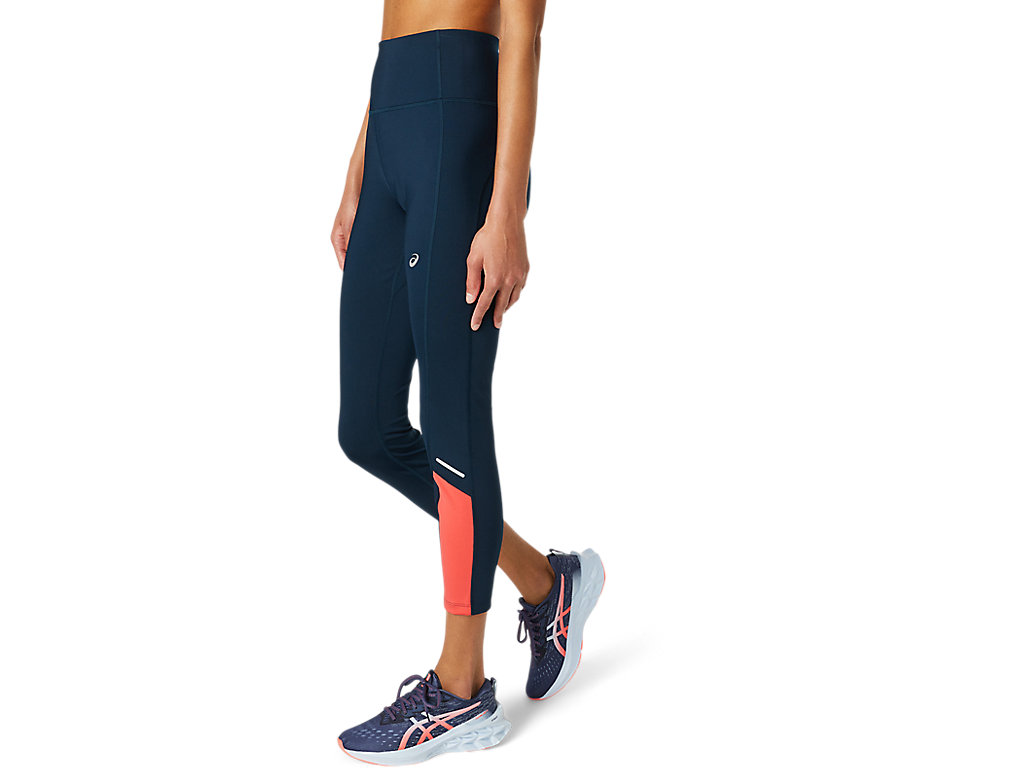 Women's Asics Tokyo Highwaist Leggings Blue / Pink | 6325-MTOFA