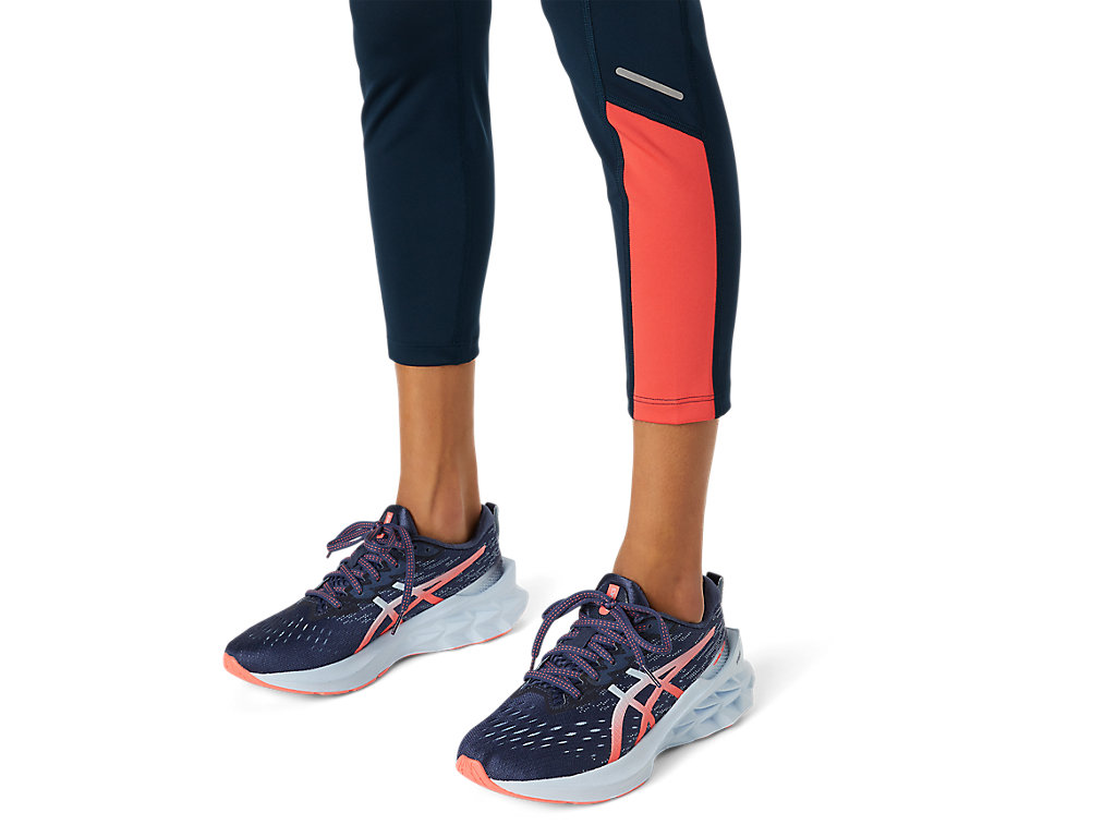 Women's Asics Tokyo Highwaist Leggings Blue / Pink | 6325-MTOFA