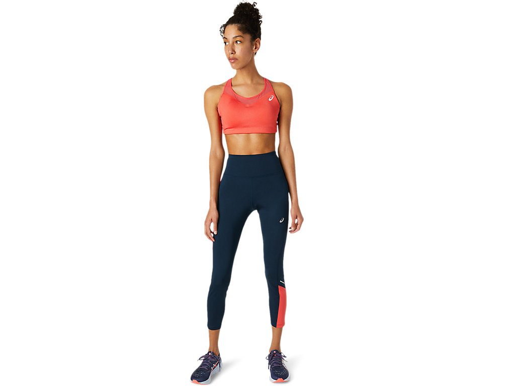 Women's Asics Tokyo Highwaist Leggings Blue / Pink | 6325-MTOFA