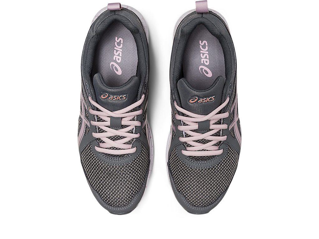 Women's Asics Torrance Trail Sneakers Grey / Rose | 1495-ZAKMS