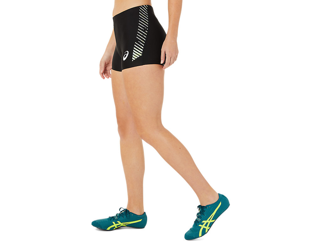 Women's Asics Track Hot Pants Black | 1890-CSYOQ