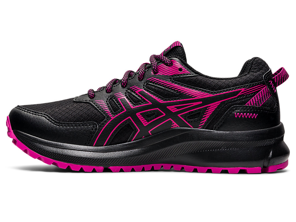 Women's Asics Trail Scout 2 Trail Running Shoes Black / Fuchsia Red | 8176-OGPLF