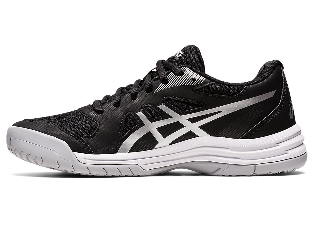 Women's Asics Upcourt 5 Volleyball Shoes Black / Silver | 7514-MQXCJ