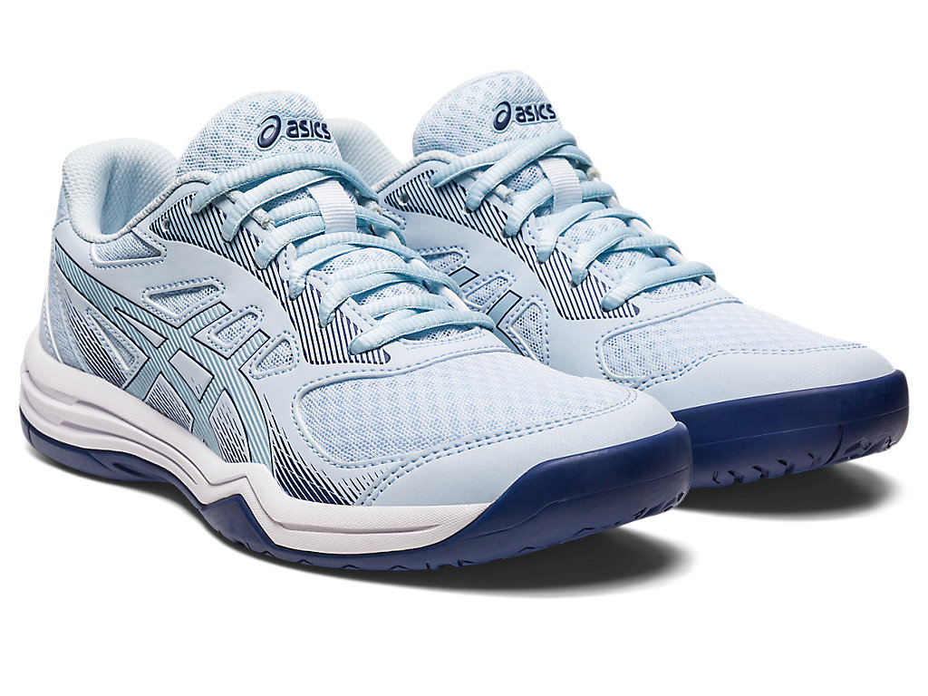 Women's Asics Upcourt 5 Volleyball Shoes Blue / Indigo Blue | 8726-BYIXJ