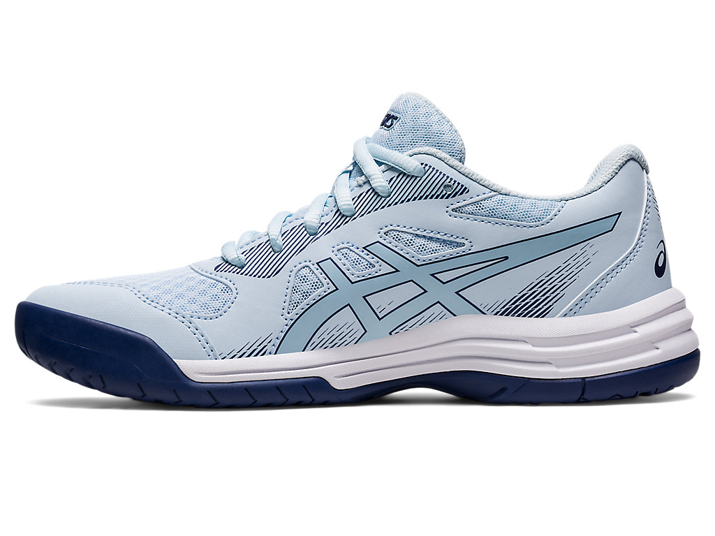 Women's Asics Upcourt 5 Volleyball Shoes Blue / Indigo Blue | 8726-BYIXJ