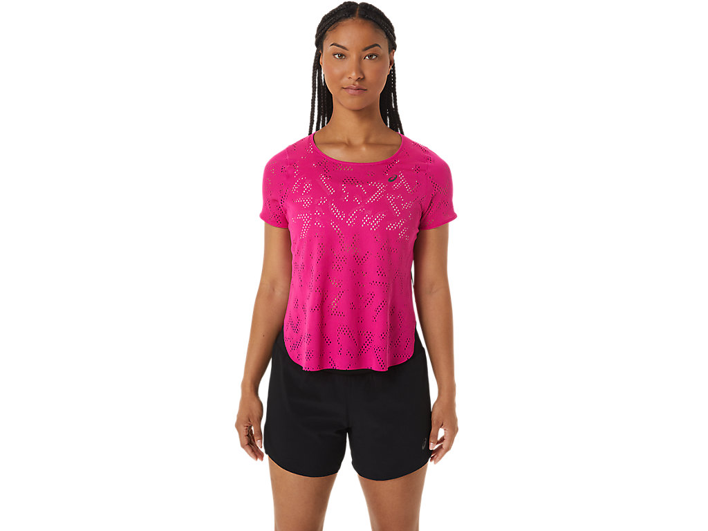 Women\'s Asics Ventilate Actibreeze Sleeve T Shirts Pink | 0219-WSVTQ