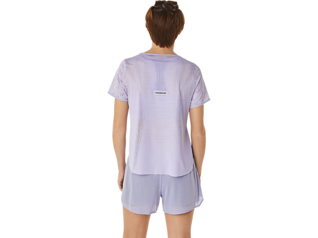 Women's Asics Ventilate Actibreeze Sleeve T Shirts Purple | 3162-TKSFA