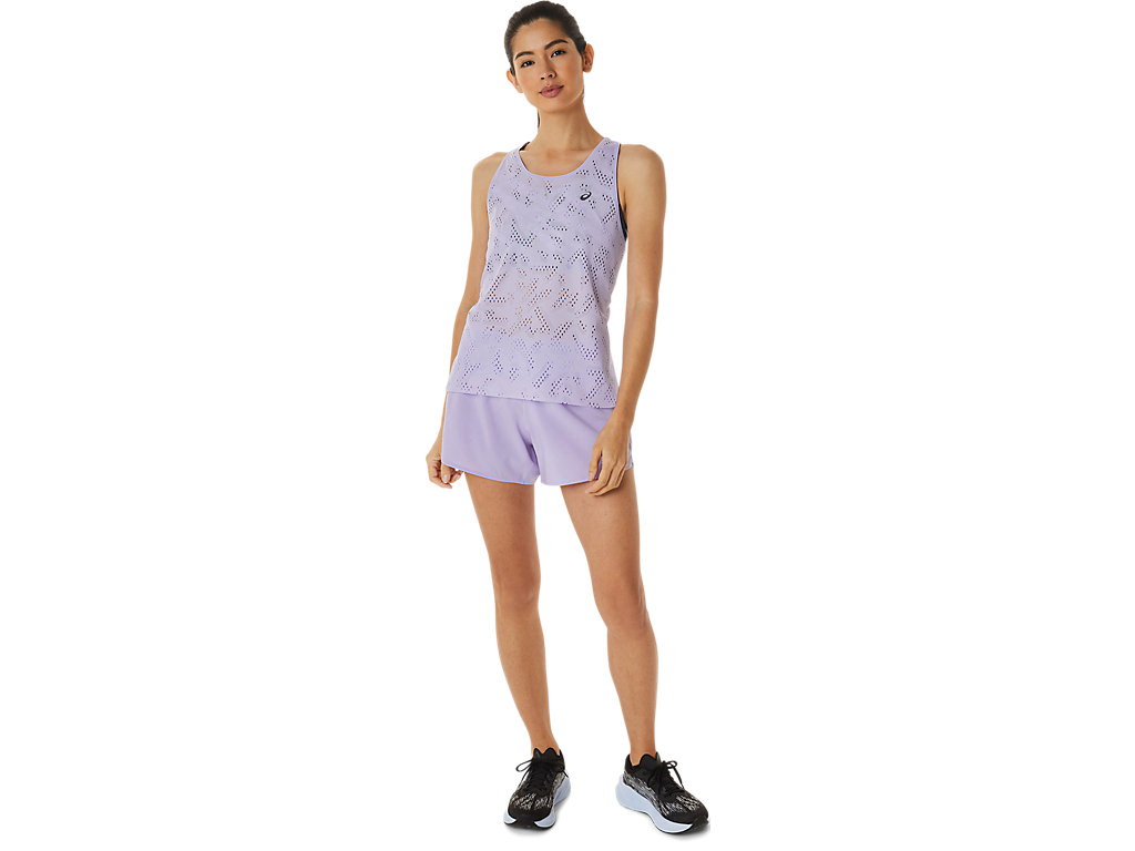 Women's Asics Ventilate Actibreeze Tank T Shirts Purple | 4580-FJVXK