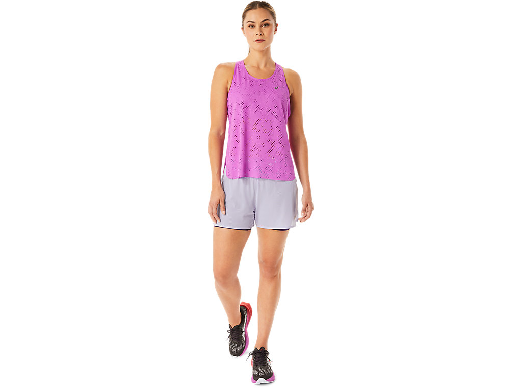 Women's Asics Ventilate Actibreeze Tank T Shirts Purple | 8603-TXYFK