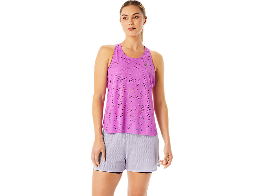 Women\'s Asics Ventilate Actibreeze Tank T Shirts Purple | 8603-TXYFK