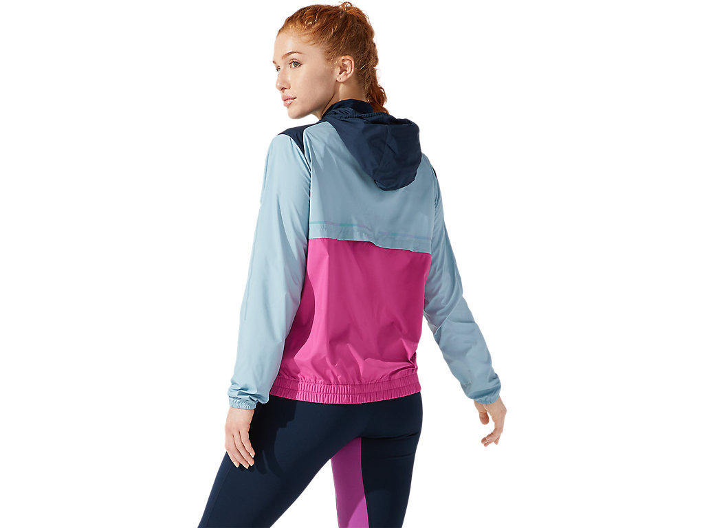 Women's Asics Visibility Jackets Blue | 2609-UGZTJ