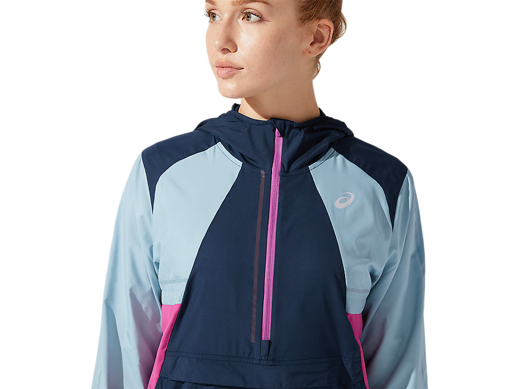 Women's Asics Visibility Jackets Blue | 2609-UGZTJ