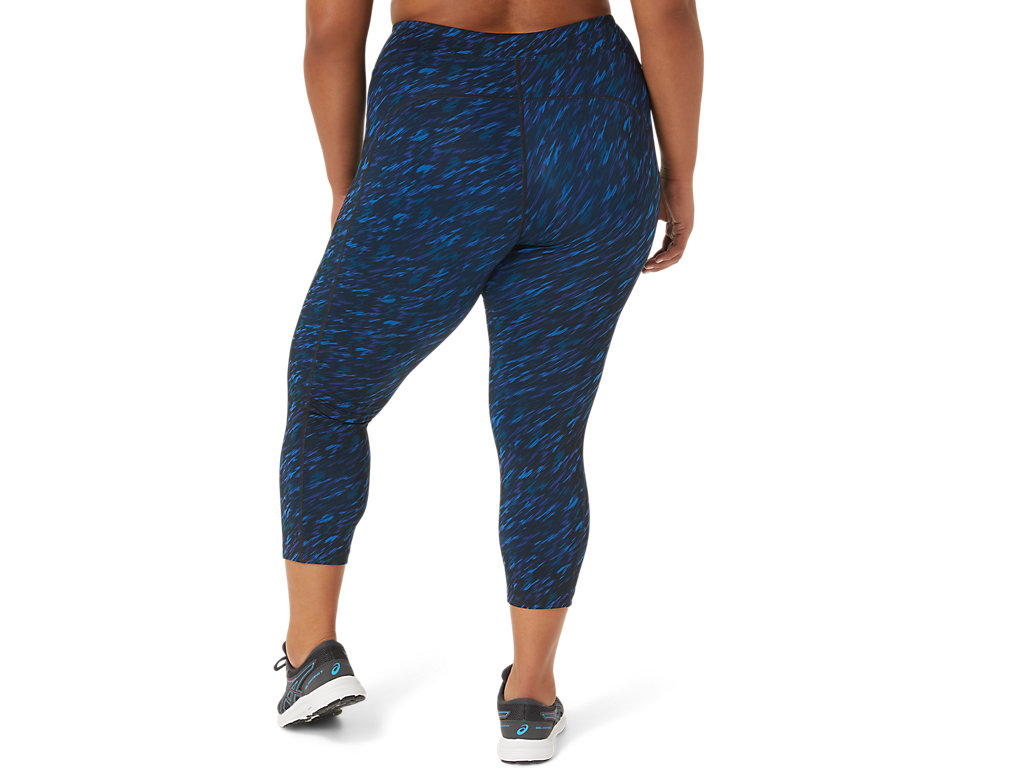 Women's Asics W Performance Capri Leggings Blue | 1752-ZXMLR