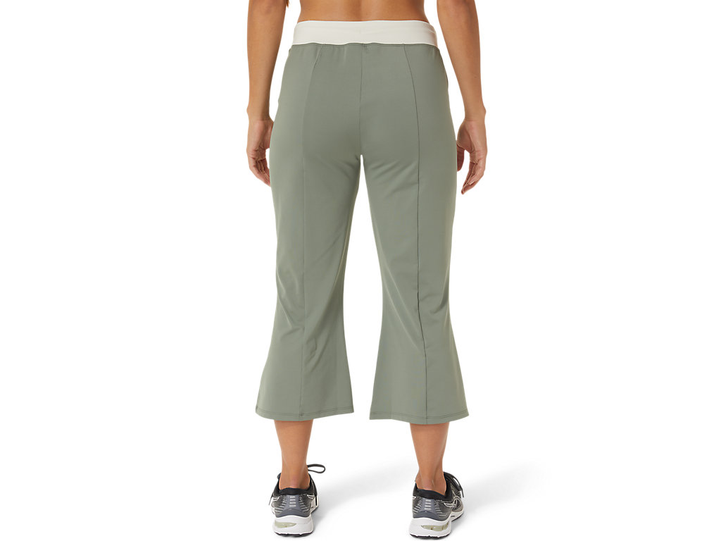 Women's Asics W Repurposed Flare Pants Green | 3892-VSHOA