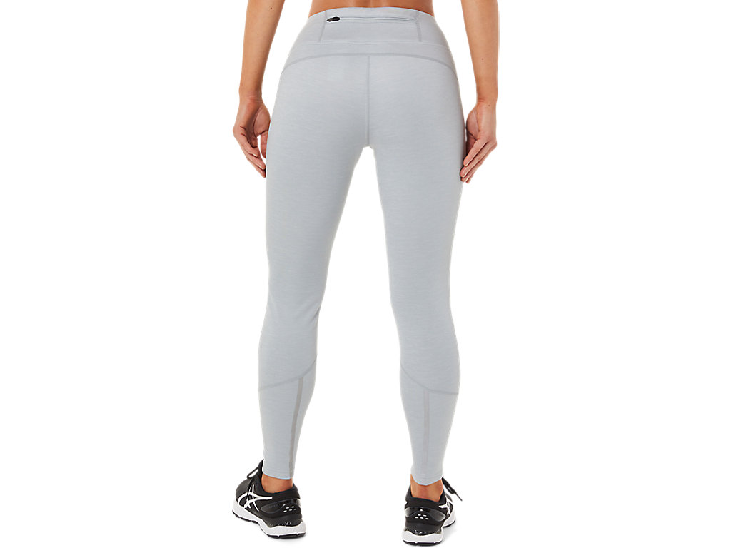 Women's Asics W Thermopolis Winter Leggings Light Grey | 6371-HXDOZ