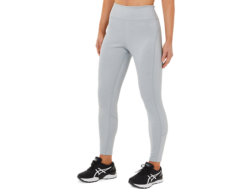 Women's Asics W Thermopolis Winter Leggings Light Grey | 6371-HXDOZ