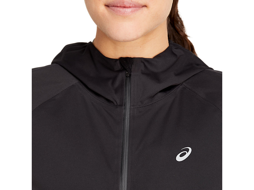 Women's Asics Winter Accelerate Jackets Black | 2164-PGUZO