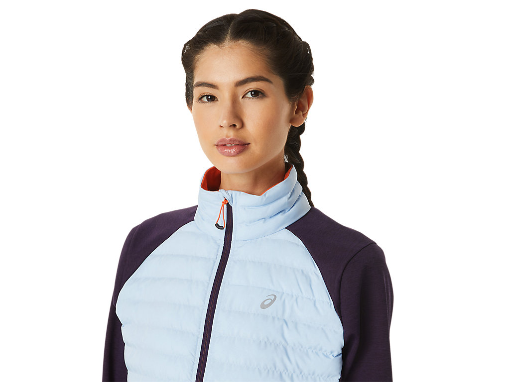 Women's Asics Winter Run Jackets Blue | 1905-QLUTF