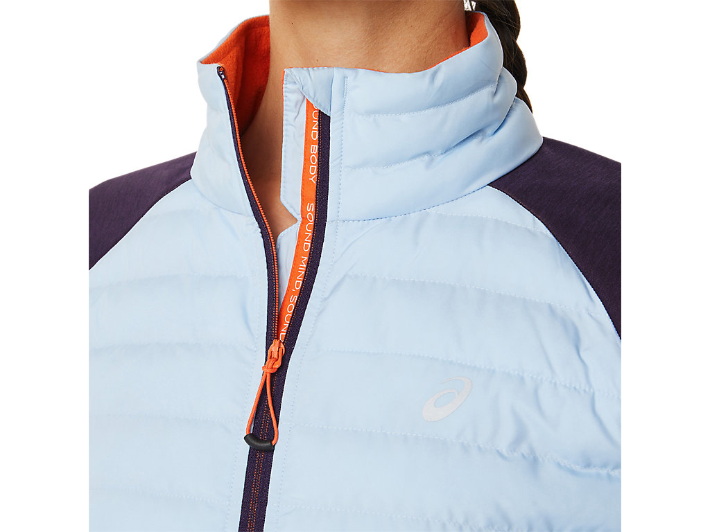 Women's Asics Winter Run Jackets Blue | 1905-QLUTF