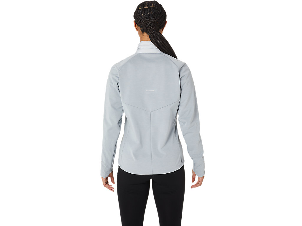 Women's Asics Winter Run Jackets Grey / Grey | 0856-RMFWI