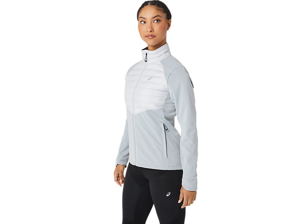 Women's Asics Winter Run Jackets Grey / Grey | 0856-RMFWI