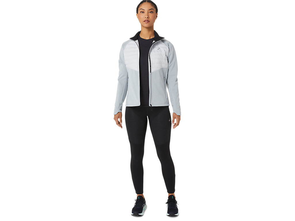 Women's Asics Winter Run Jackets Grey / Grey | 0856-RMFWI